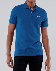 Polo Hollister xanh dương