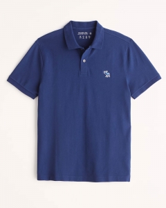 Polo Abercrombie màu xanh bích