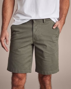 Short Khaki CK Chino xanh lá đậm