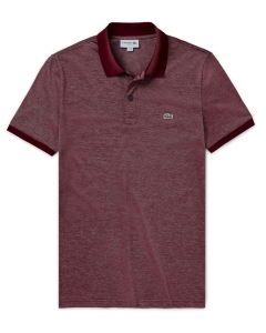 Polo Lacoste màu đỏ đô