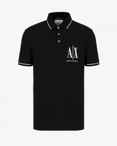 Polo Armani Echange màu đen