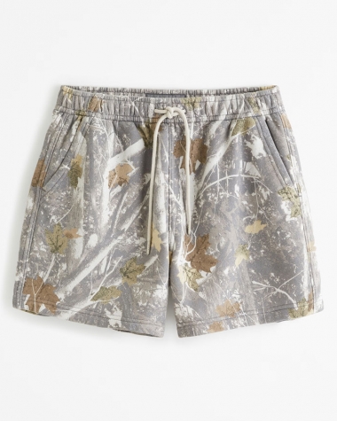 Short nỉ Abercrombie Grey Camo | djxentertainment.com Short nỉ Abercrombie Grey Camo