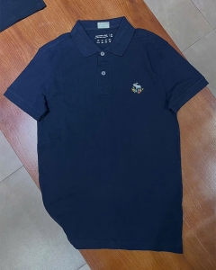 Polo Abercrombie xanh Logo hoa