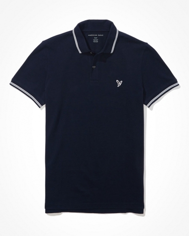 Polo American Eagle xanh đen | djxentertainment.com Polo American Eagle xanh đen