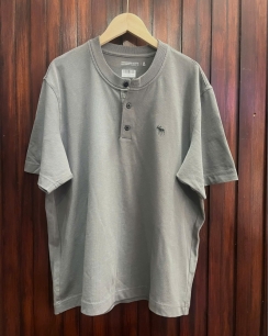 Áo Henley Heavyweight cổ trụ