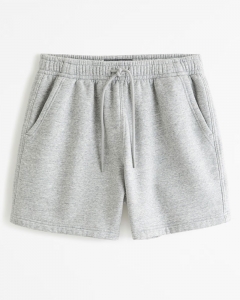 Short nỉ Abercrombie Heather Grey