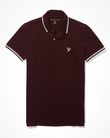 Polo nam American Eagle đỏ mận | djxentertainment.com Polo nam American Eagle đỏ mận